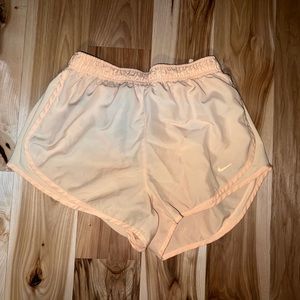 Nike orange running shorts
